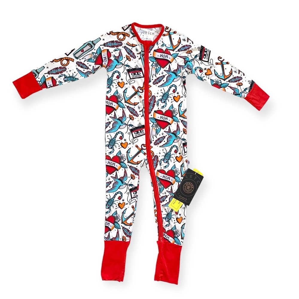 NWT Fletch Tough Love Bamboo Zippy